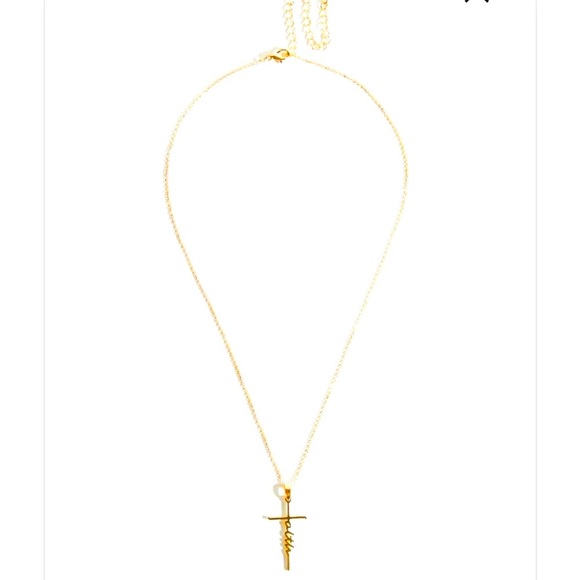 NWT Altar’d State Faith Cross Necklace - Picture 3 of 5